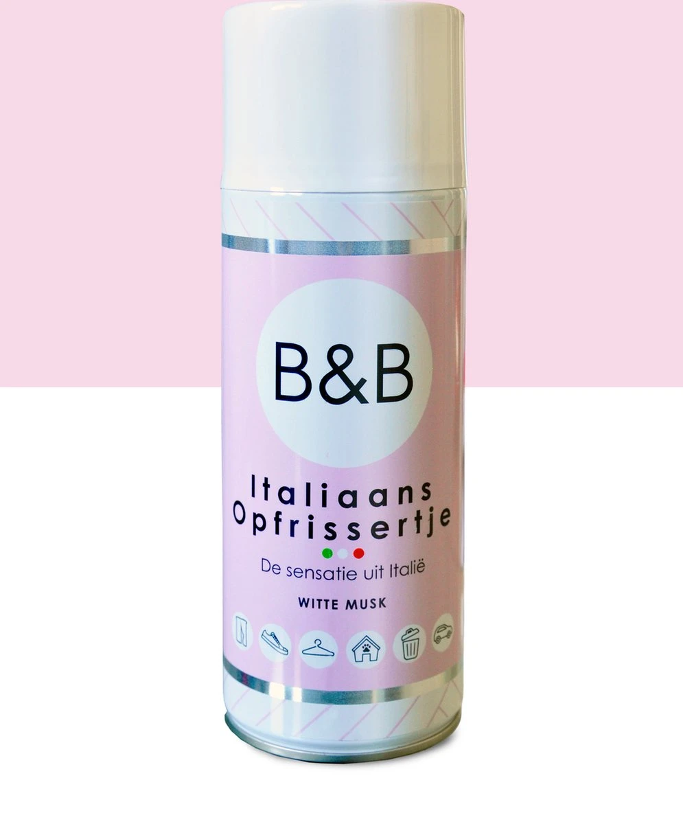 B&B Italiaans Opfrissertje Witte Musk 400ML 1 B&B Italiaans Opfrissertje Witte Musk 400ML